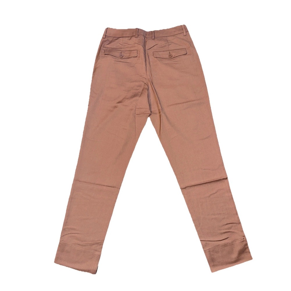 Wildfang The Empower Trouser Rose Brown Tapered Leg Pants Size 6 NWT - Picture 3 of 5